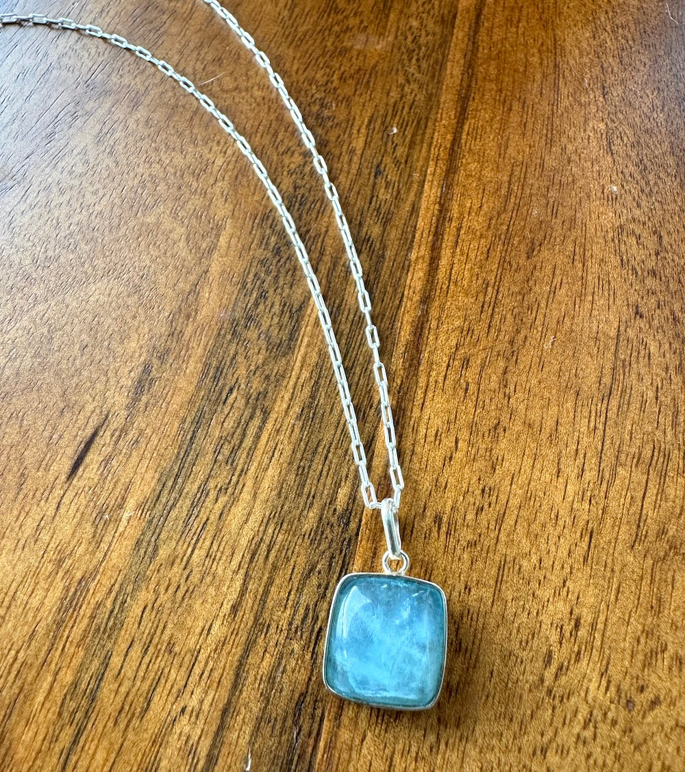 Aquamarine Necklace - Belo Jewelry