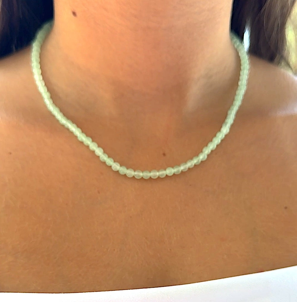 Green Jade Necklace - Belo Jewelry