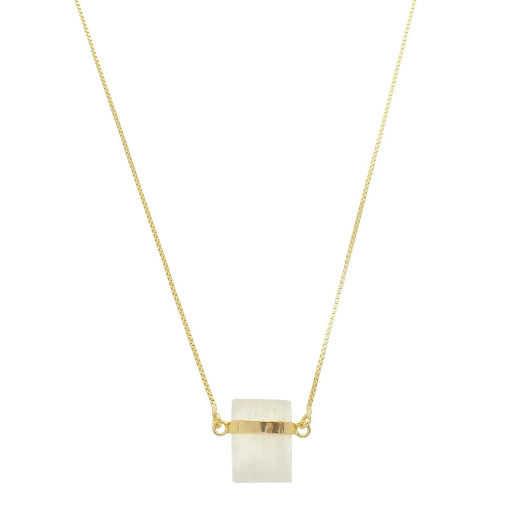 Selenite Necklace - Belo Jewelry