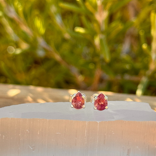 Pink Tourmaline Earrings