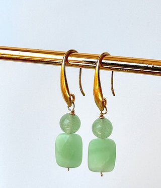 Natural Jade Earrings