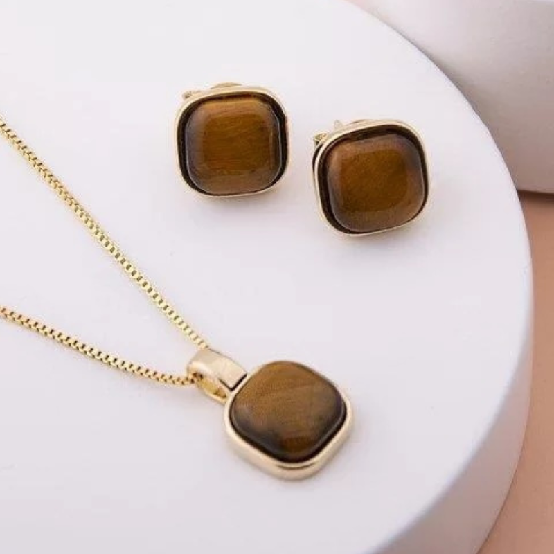 Tiger Eye Earrings