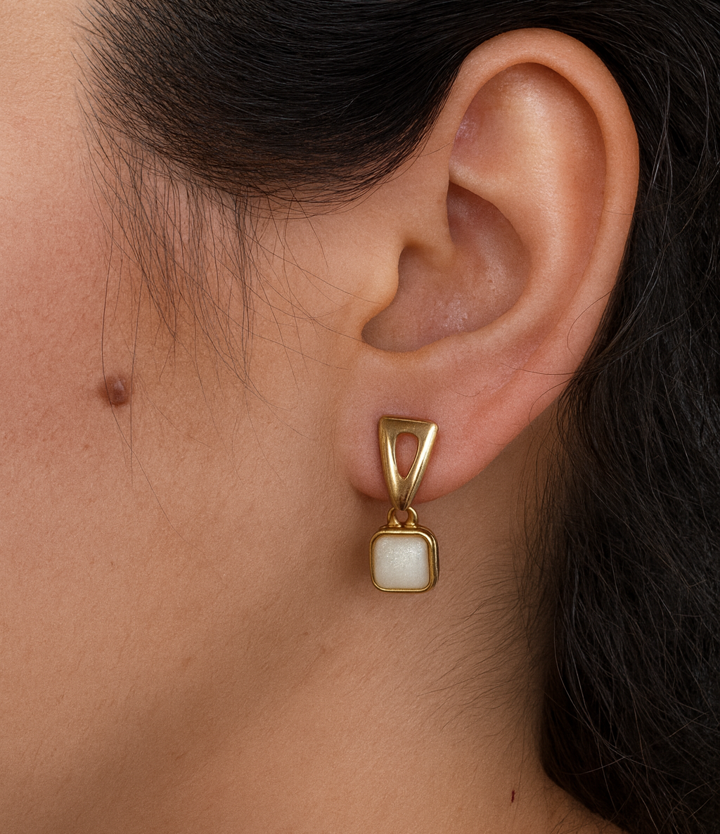 Golden Serenity Earrings