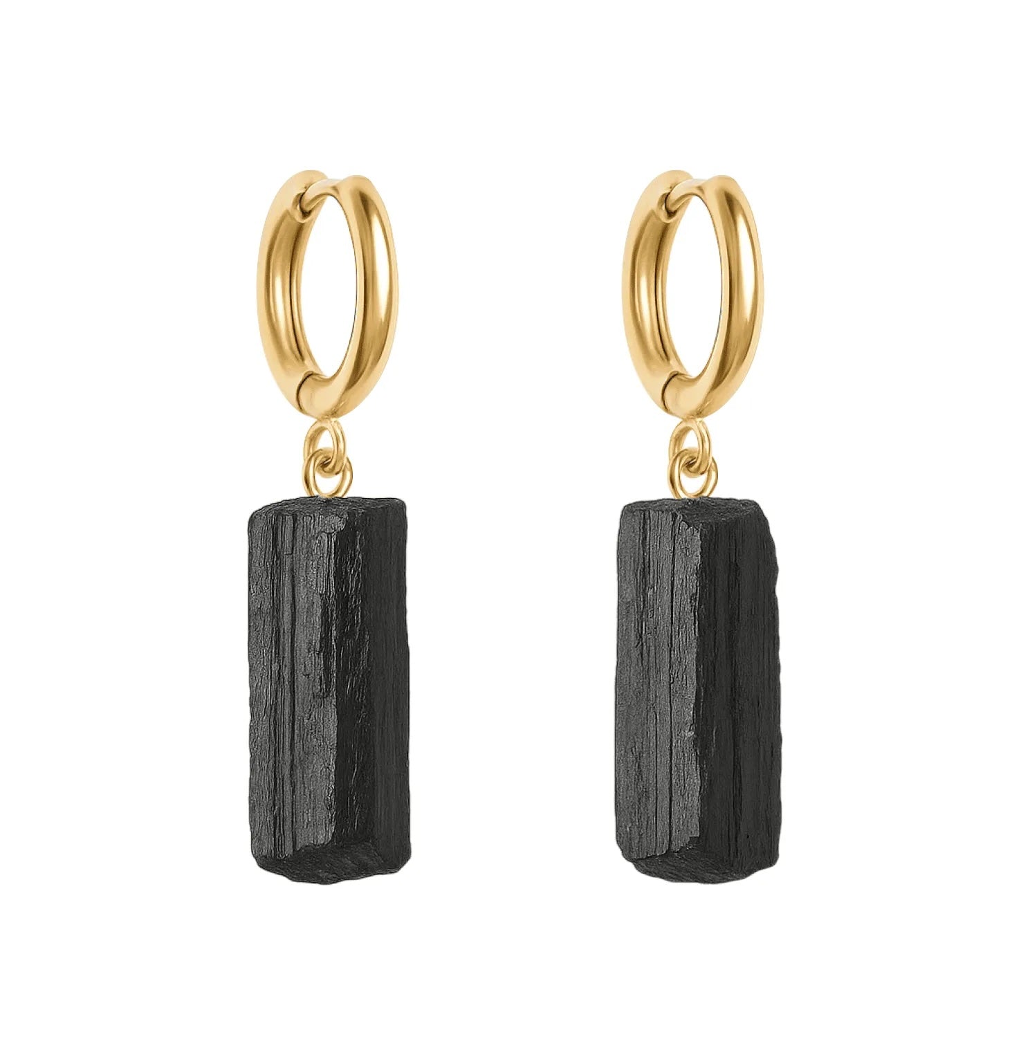 Black Tourmaline Earrings - Belo Jewelry