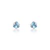 Blue Topaz stud earrings