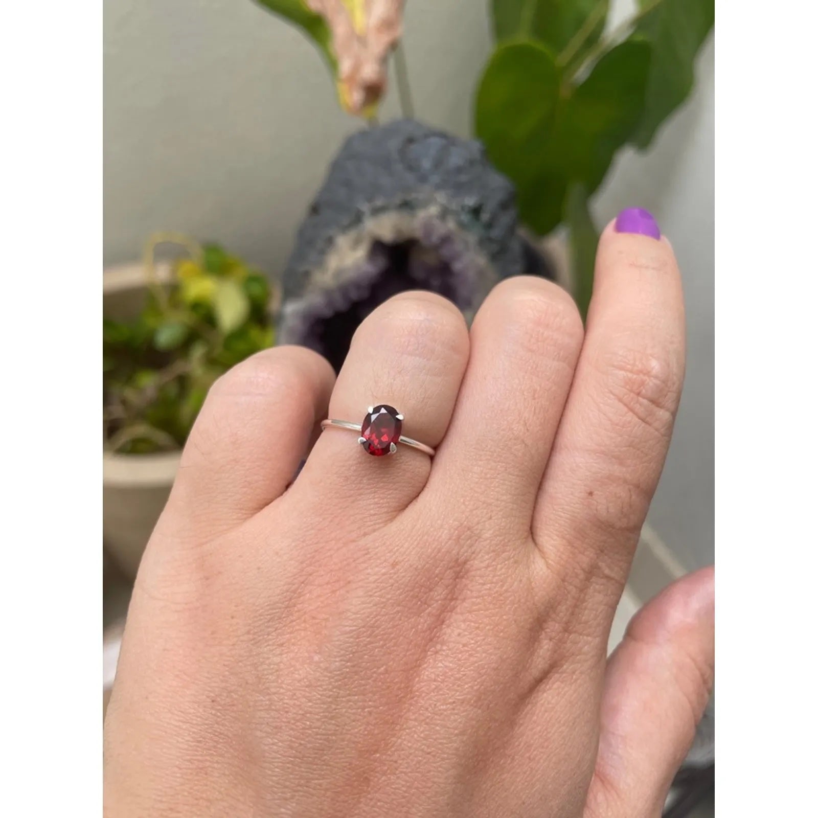 Garnet Ring - Belo Jewelry