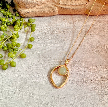 Green Quartz Necklace