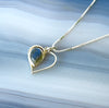 Labradorite Heart Necklace