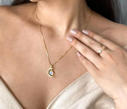 Crescent Moon Necklace