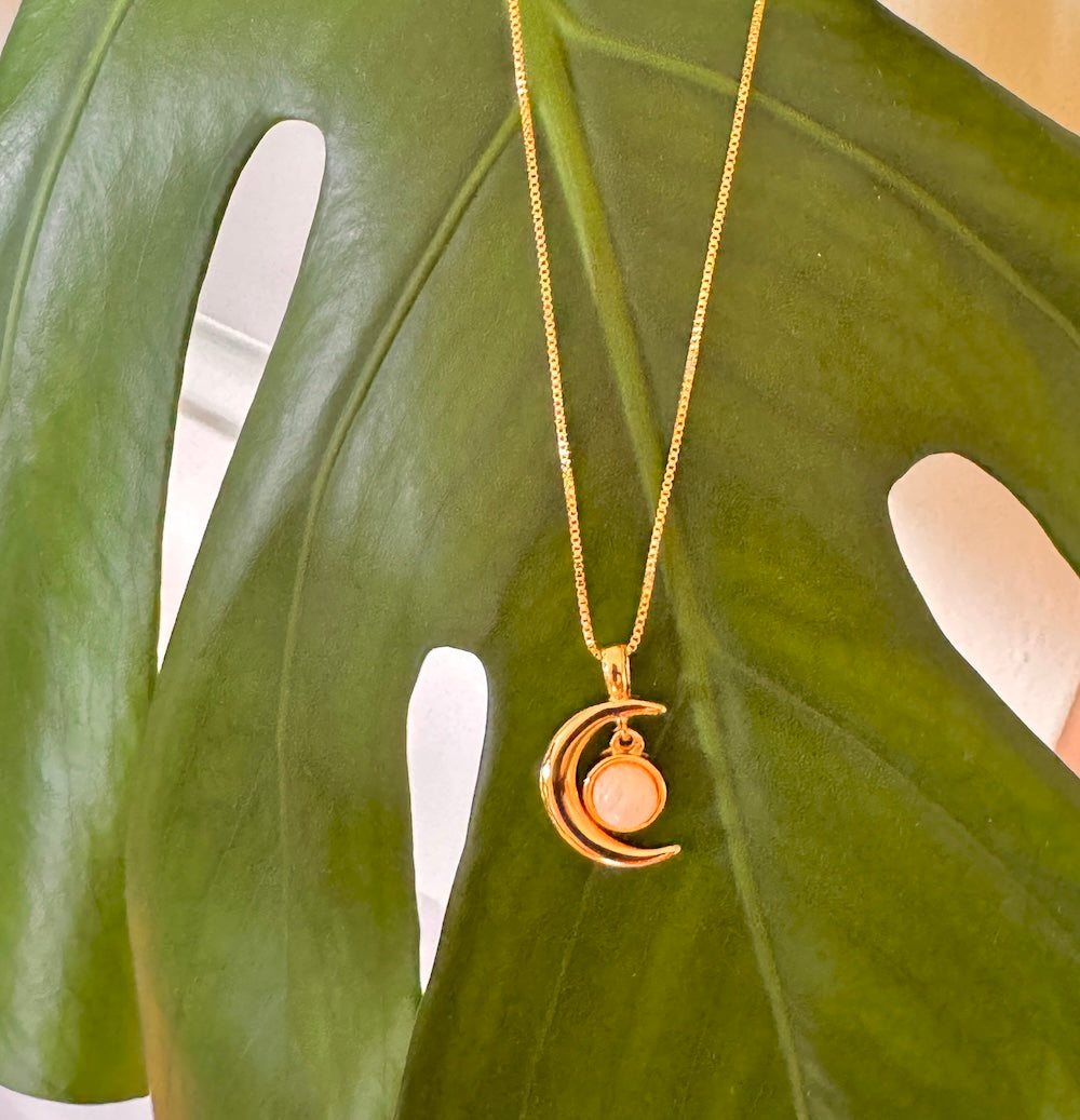 Crescent Moon Necklace - Belo Jewelry