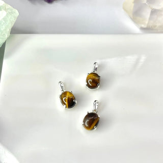 Tiger's Eye Sterling Silver Necklace