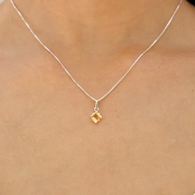 Dainty Gemstone Necklaces