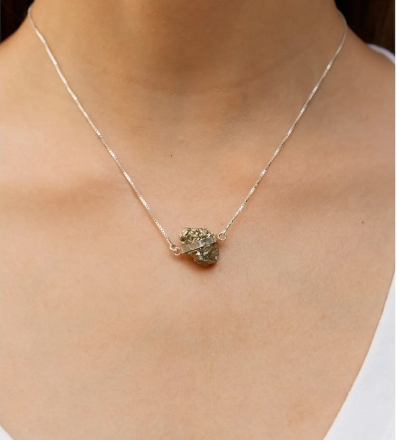 Pyrite Necklace - Belo Jewelry