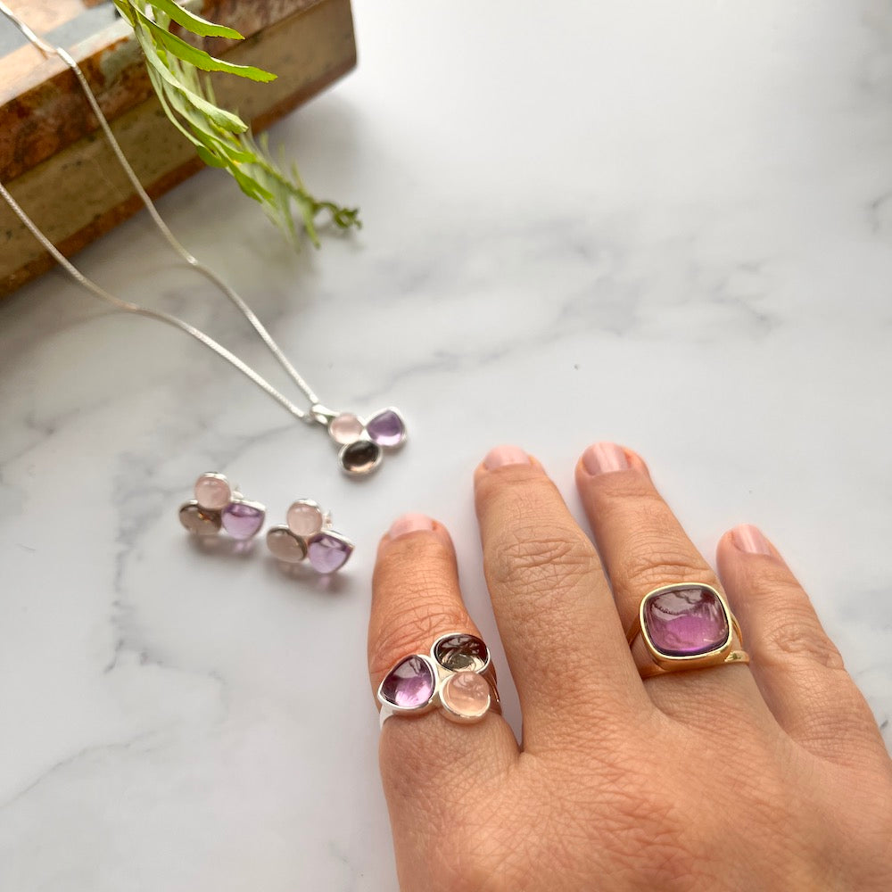 Trilogy Gem Ring - Belo Jewelry