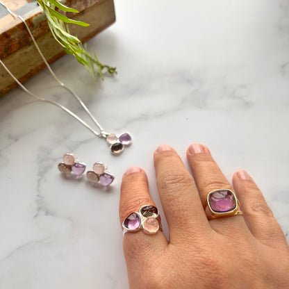 Trilogy Gem Ring