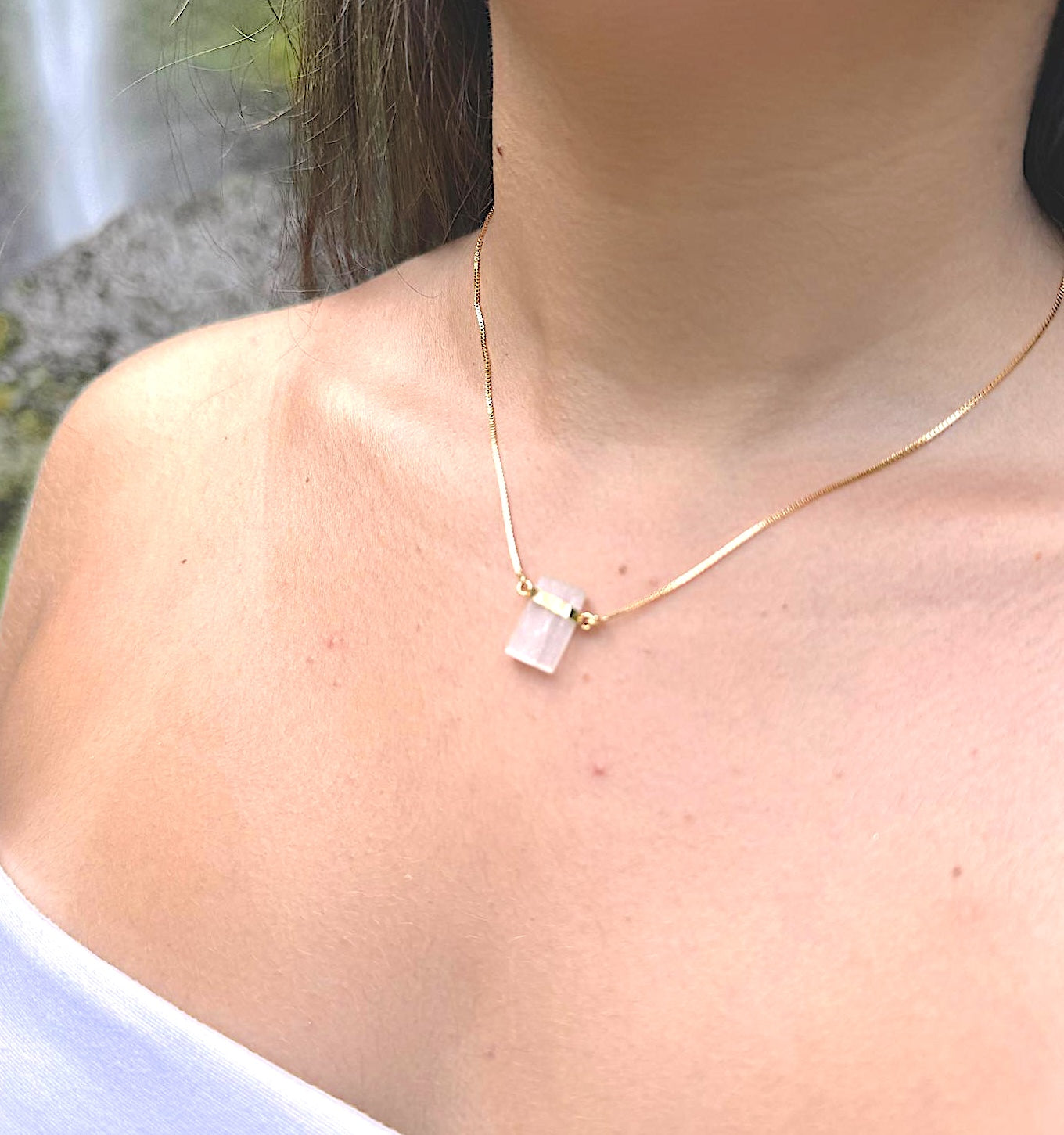 Selenite Necklace - Belo Jewelry