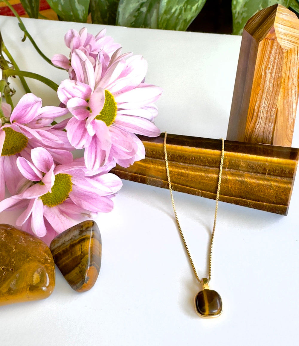Tiger Eye Necklace - Belo Jewelry